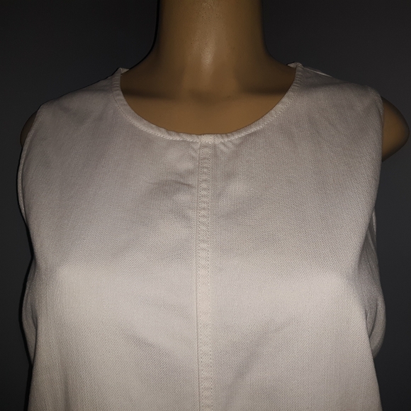 J CREW WHITE JEAN DRESS SZ 16 - Picture 2 of 6